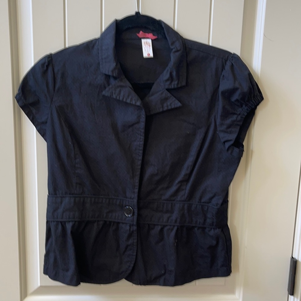 Women’s Black Blouse sz L NWOT